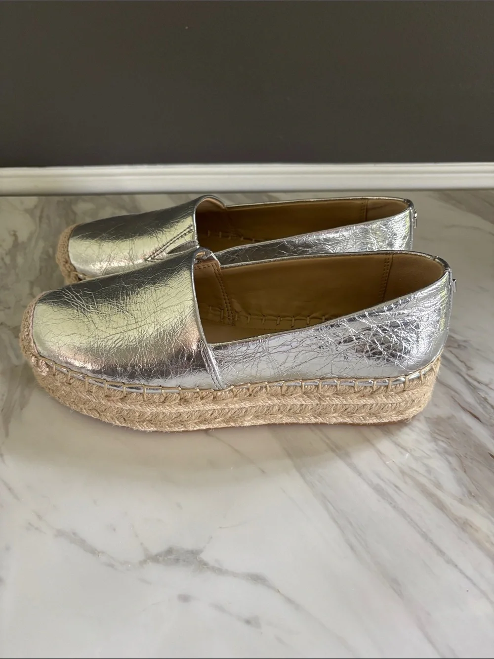 Michael Kors silver metallic